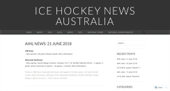 Desktop Screenshot of icehockeynewsaustralia.com